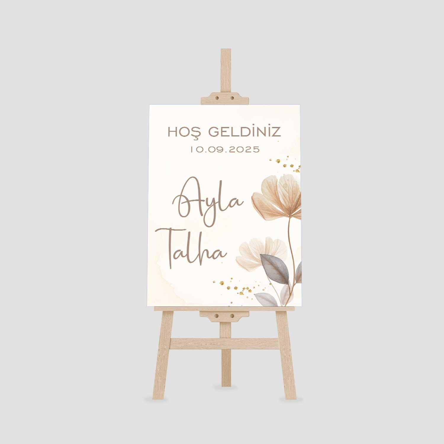 Boho Çerçeveli Karşılama Panosu