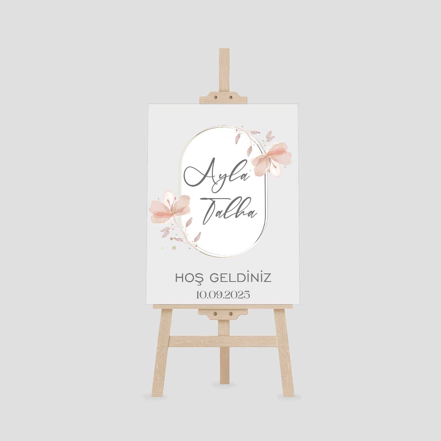 Blush Minimal Serif Karşılama Panosu